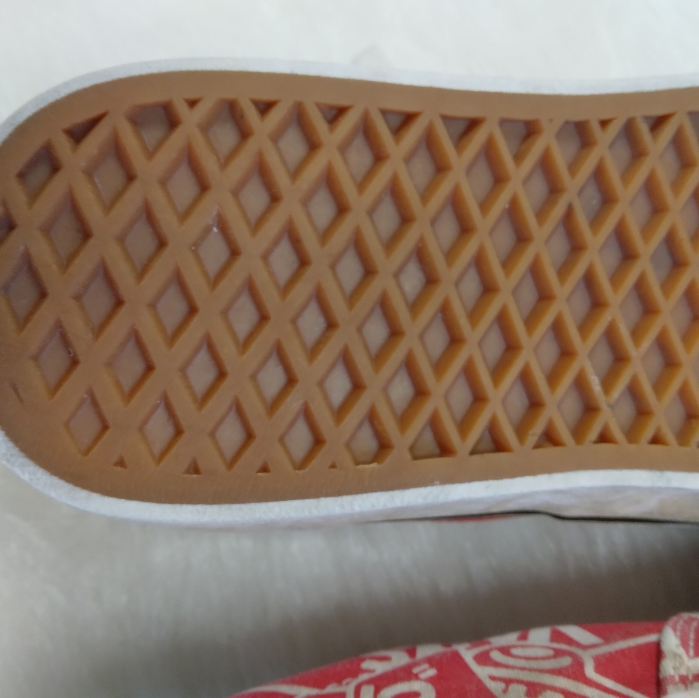SHOES Vans Off the Wall logo print shoes, men's 9. - Picture 14 of 16